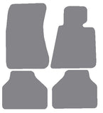 BMW 7 Series Saloon E65 2002-2008 Grey Premium Carpet Tailored Car Mats NV HITECH