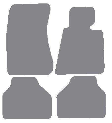 BMW 7 Series Saloon E65 2002-2008 Grey Premium Carpet Tailored Car Mats NV HITECH