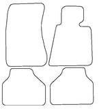 BMW 7 Series Saloon E65 2002-2008 Tailored VS Rubber Car Mats