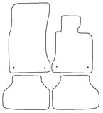 BMW 5 Series (E60) 4dr Saloon / Touring 2007-2010 Tailored VS Rubber Car Mats