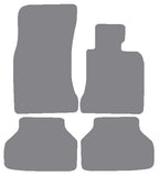 BMW 5 Series (E60) 4dr Saloon / Touring 2007-2010 Grey Premium Carpet Tailored Car Mats NV HITECH