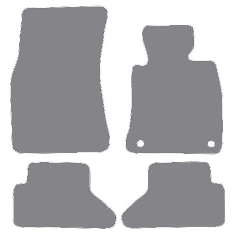 BMW 6 Series E64 Convertible 2004-2010 Grey Premium Carpet Tailored Car Mats NV HITECH