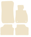 BMW 3 Series 4dr E90 / Touring E91 2005-2012 Beige Luxury Velour Tailored Car Mats NV HITECH
