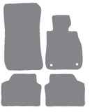 BMW 3 Series 4dr E90 / Touring E91 2005-2012 Grey Premium Carpet Tailored Car Mats NV HITECH