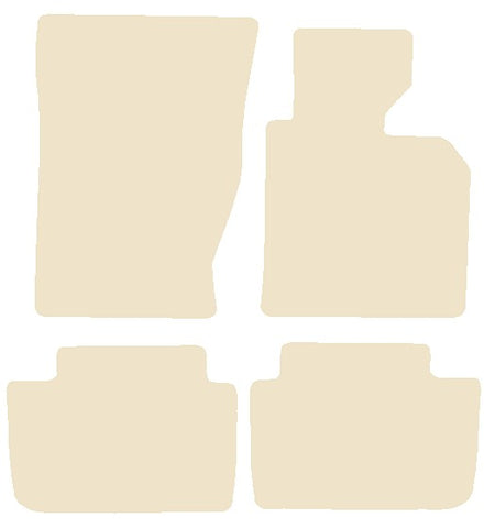 BMW X3 E83 2005-2010 Beige Luxury Velour Tailored Car Mats NV HITECH