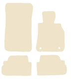BMW 1 Series Coupe E82 2007-2013 Beige Luxury Velour Tailored Car Mats NV HITECH