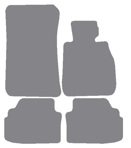 BMW 3 Series 2dr / Coupe E92 2006-2013 Grey Premium Carpet Tailored Car Mats NV HITECH