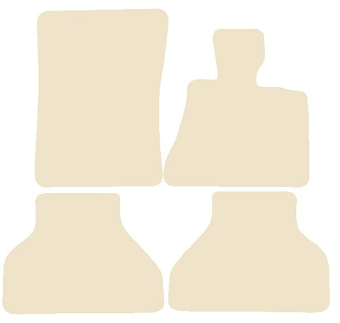 BMW X5 E70 5-Seater 2007-2013 Beige Luxury Velour Tailored Car Mats NV HITECH