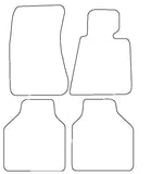 BMW 7 Series Saloon E65 LWB 2002-2008 Tailored VS Rubber Car Mats