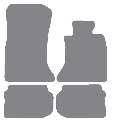 BMW 5 Series (F10) Saloon / (F11) Touring 2010-2013 Grey Premium Carpet Tailored Car Mats NV HITECH