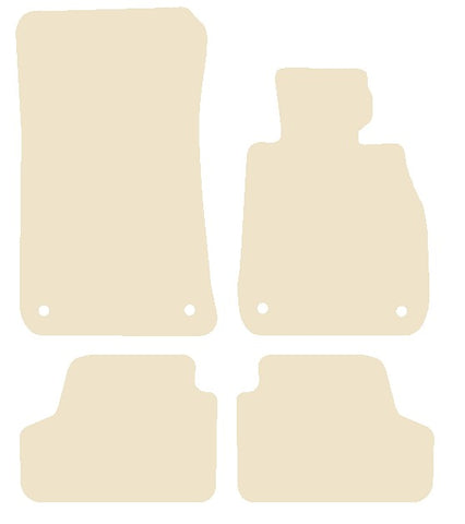 BMW 3 Series Convertible E93 2007-2013 Beige Luxury Velour Tailored Car Mats NV HITECH