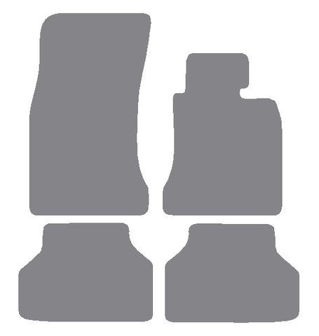 BMW 5 Series (E60) 4dr Saloon / Touring 2003-2004 Grey Premium Carpet Tailored Car Mats NV HITECH