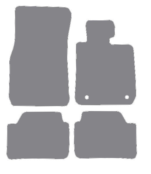 BMW 1 Series 3dr F21 / 5dr F20 2011-2019 Grey Premium Carpet Tailored Car Mats NV HITECH