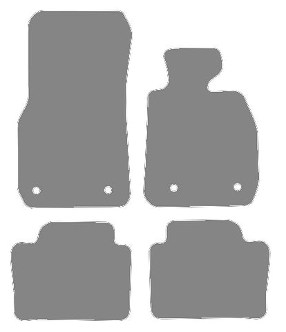 BMW 3 Series 4dr F30/F31 2012-2019 Grey Premium Carpet Tailored Car Mats NV HITECH