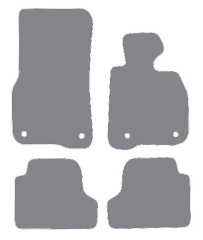 BMW 4 Series (F32) Coupe 2013-2020 Grey Premium Carpet Tailored Car Mats NV HITECH