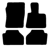BMW X4 F26 2014-2018 Black Luxury Velour Tailored Car Mats NV HITECH