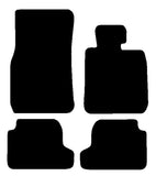 BMW 2 Series Coupe F22 / Convertible F23 2014 onwards Black Premium Carpet Tailored Car Mats NV HITECH