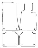 BMW 7 series saloon E32 - SWB with fixings 1986-1994 Tailored VS Rubber Car Mats