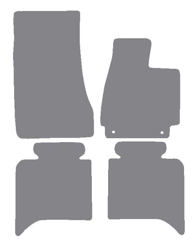 BMW 5 Series (E12) 4dr Saloon 1972-1981 Grey Premium Carpet Tailored Car Mats NV HITECH