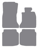 BMW 7 Series Saloon LWB F02 2008-2015 Grey Premium Carpet Tailored Car Mats NV HITECH