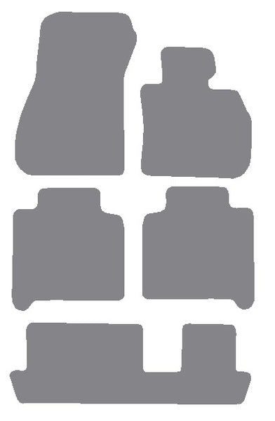 BMW 2 Series Grand Tourer F46 2015 onwards Grey Premium Carpet Tailored Car Mats NV HITECH