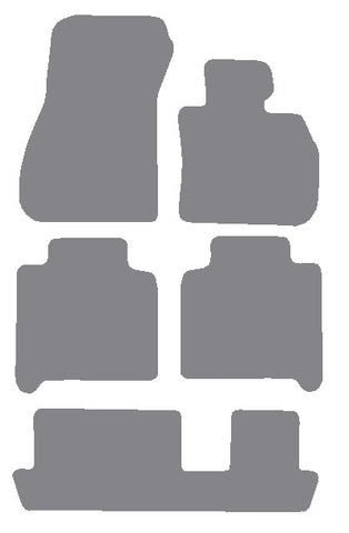 BMW 2 Series Grand Tourer F46 2015 onwards Grey Premium Carpet Tailored Car Mats NV HITECH