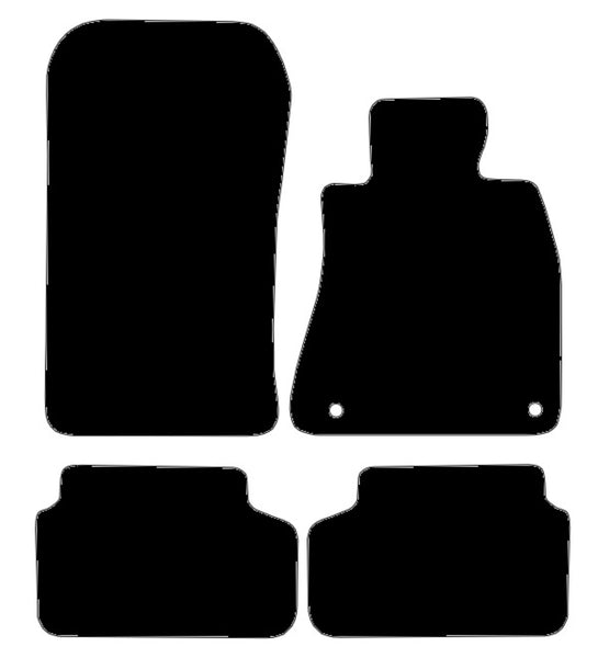 BMW 5 Series (G30) Saloon / (G31) Touring 2017-2023 Black Tailored Carpet Car Mats NV HITECH