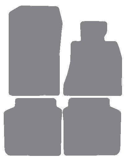BMW 7 Series LWB G12 2015 onwards Grey Premium Carpet Tailored Car Mats NV HITECH