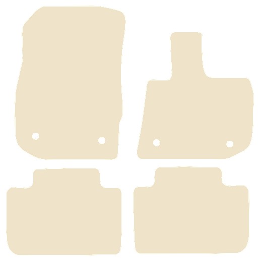 BMW X3 G01 2018 onwards Beige Luxury Velour Tailored Car Mats NV HITECH