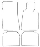 BMW 7 Series Saloon E32 - SWB 1987-1994 Tailored VS Rubber Car Mats