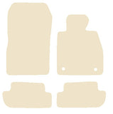 BMW 8 Series Convertible (G14) / Coupe (G15) 2018 onwards Beige Luxury Velour Tailored Car Mats NV HITECH