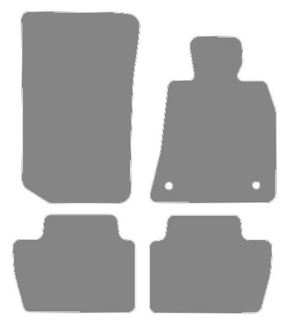 BMW 4 Series Coupe G22 2020 onwards Grey Premium Carpet Tailored Car Mats NV HITECH