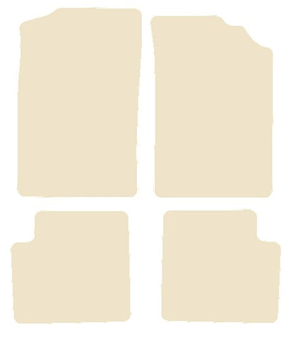 Citroen ZX 1991-1998 Beige Luxury Velour Tailored Carpet Car Mats NV HITECH