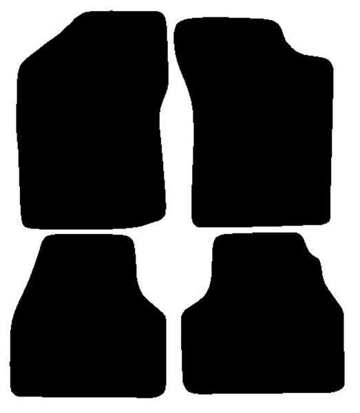Citroen Synergie 1995-2002 Black Premium Carpet Tailored Car Mats NV HITECH
