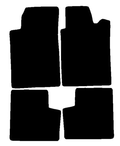 Citroen Xantia 1993-2001 Black Premium Carpet Tailored Car Mats NV HITECH