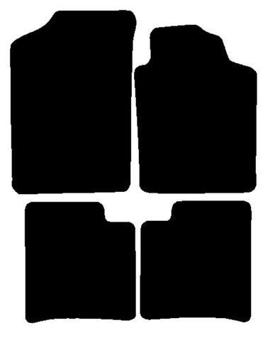 Citroen Xsara 1997-2000 Black Luxury Velour Tailored Car Mats NV HITECH