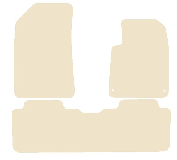 Citroen C5 2000-2007 Beige Luxury Velour Tailored Car Mats NV HITECH