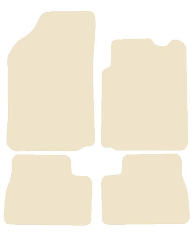 Citroen C3 (1st Gen) 2002-2009 Beige Luxury Velour Tailored Car Mats NV HITECH