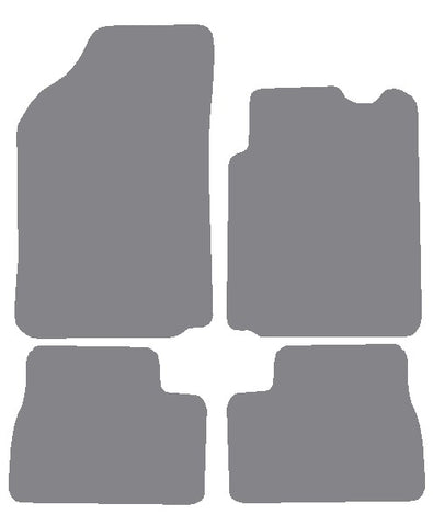 Citroen C3 (1st Gen) 2002-2009 Grey Premium Carpet Tailored Car Mats NV HITECH