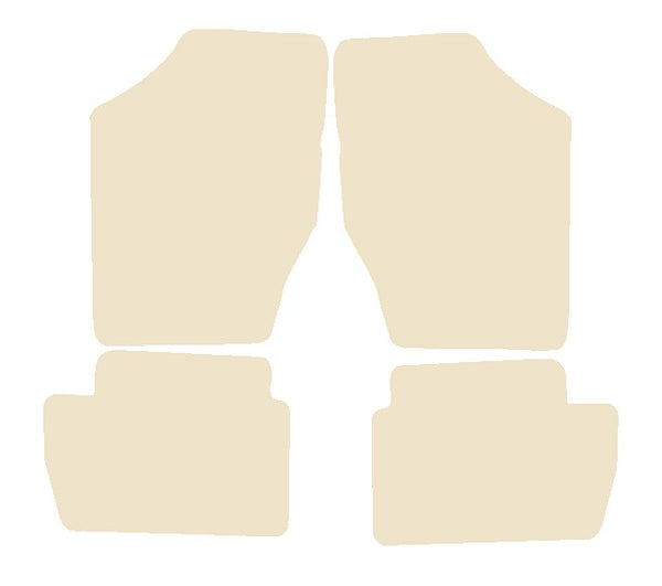 Citroen C4 Hatchback / Coupe 2004-2010 Beige Luxury Velour Tailored Car Mats NV HITECH