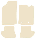 Citroen C3 Pluriel 2003-2010 Beige Luxury Velour Tailored Car Mats NV HITECH