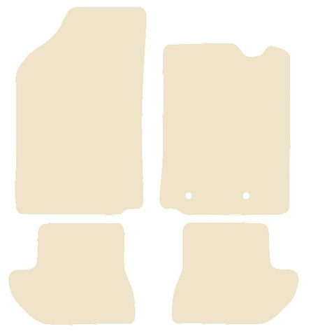 Citroen C3 Pluriel 2003-2010 Beige Luxury Velour Tailored Car Mats NV HITECH