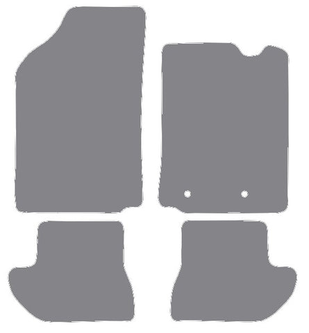 Citroen C3 Pluriel 2003-2010 Grey Premium Carpet Tailored Car Mats NV HITECH