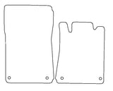 Chrysler Crossfire Roadster 2004-2008 Tailored VS Rubber Car Mats