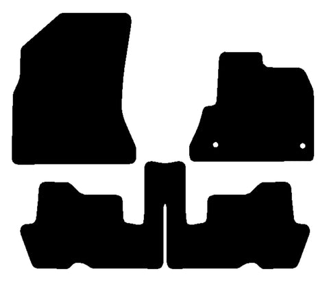 Citroen C4 Picasso 2006-2013 Black Luxury Velour Tailored Car Mats NV HITECH