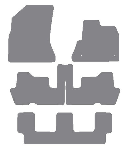 Citroen C4 Grand Picasso 2007-2013 Grey Premium Carpet Tailored Car Mats NV HITECH