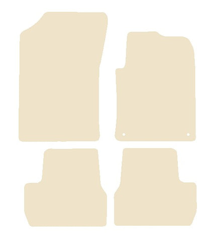 Citroen DS3 2009-2016 Beige Luxury Velour Tailored Car Mats NV HITECH