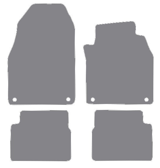 Cadillac BLS 2006-2009 Grey Premium Carpet Tailored Car Mats NV HITECH