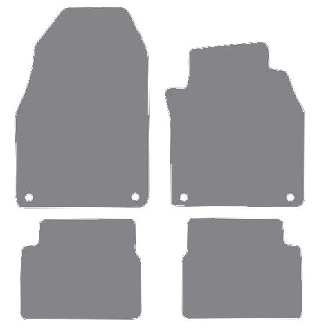 Cadillac BLS 2006-2009 Grey Premium Carpet Tailored Car Mats NV HITECH