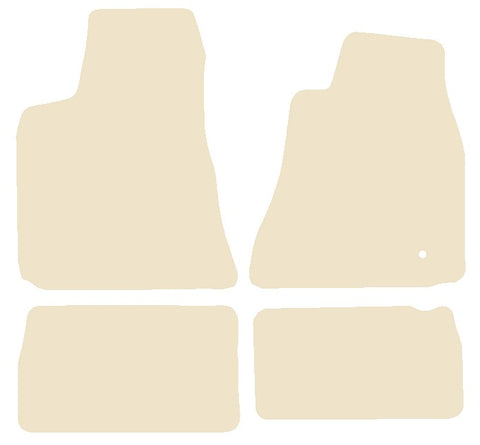 Chrysler 300C 2005-2010 Beige Luxury Velour Tailored Car Mats NV HITECH